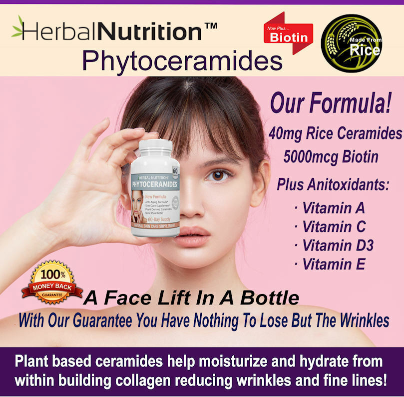 Anti-Aging Phytoceramides Capsules for Wrinkles