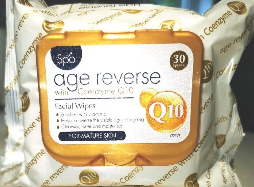 Coenzyme Q10 Anti-Aging Facial Wipes – 90 Count