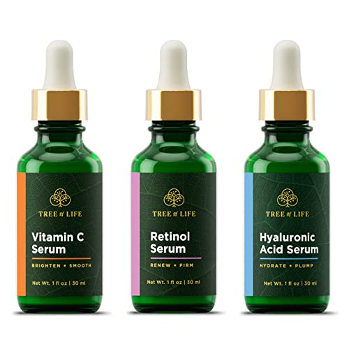 Youth Boosting Serum Trio - Vitamin C, Retinol, Hyaluronic Acid