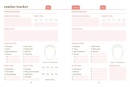 Daily Skincare Journal for Youthful Skin