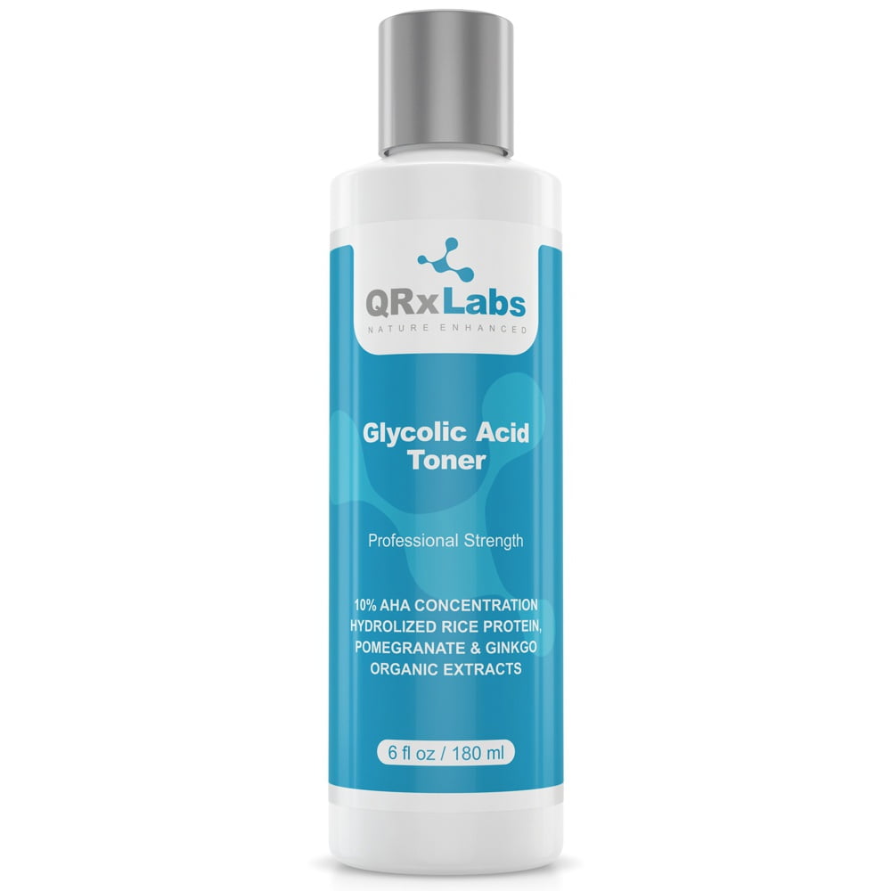 QRxLabs Glycolic Acid Toner - Anti-Aging Exfoliant