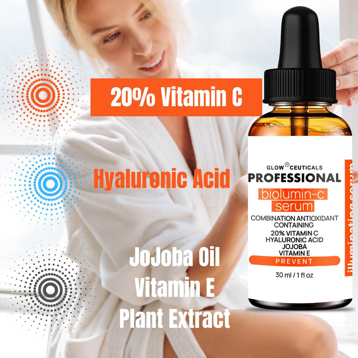 Vitamin C Anti-Aging Serum with Hyaluronic Acid