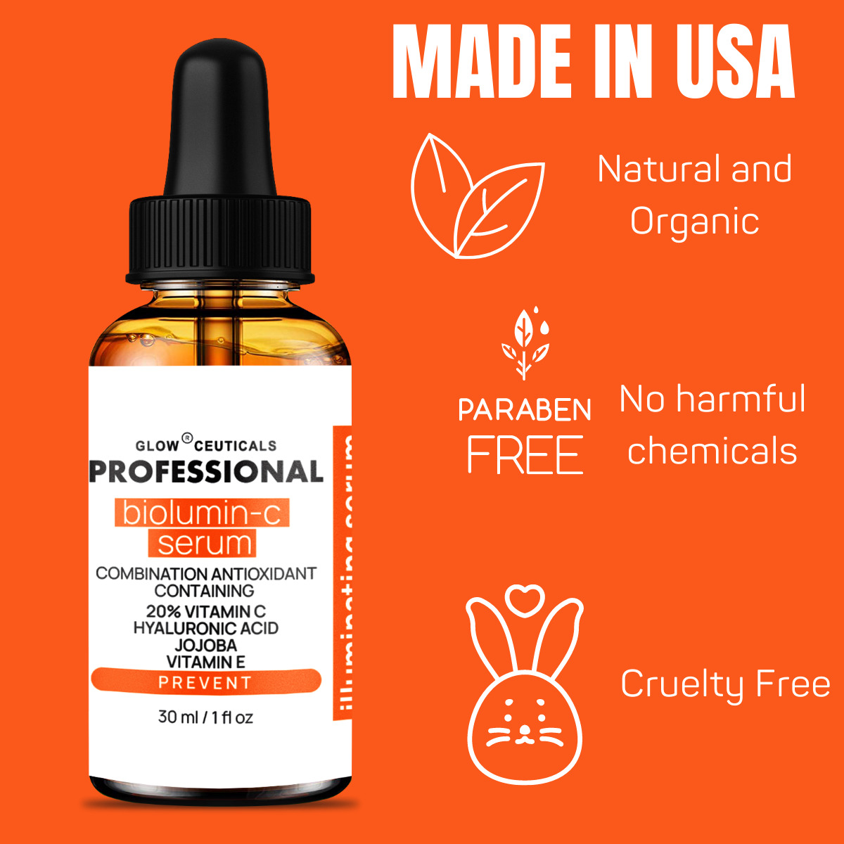 Vitamin C Anti-Aging Serum with Hyaluronic Acid