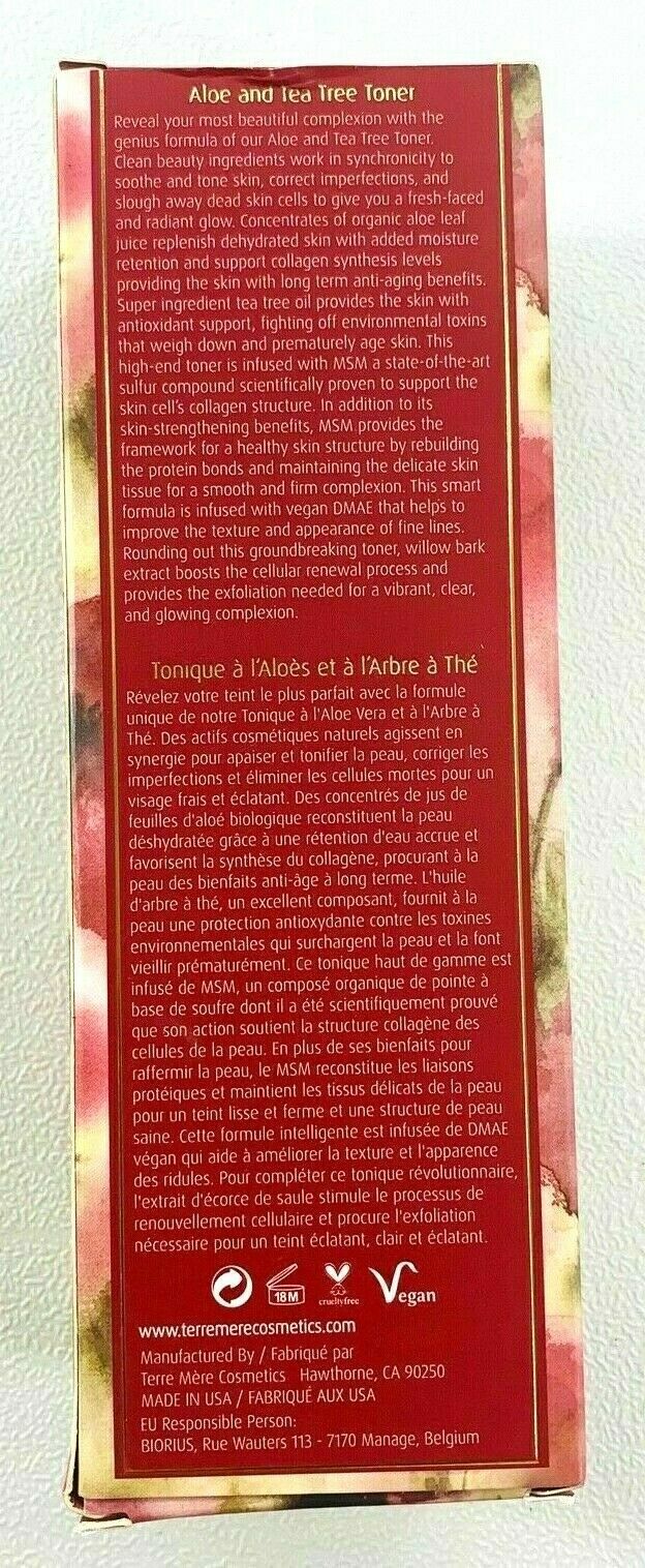 Terre Mere Aloe & Tea Tree Anti-Aging Toner 5 oz