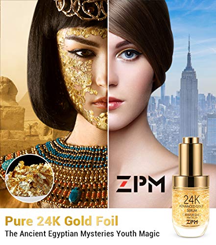24K Gold Anti-Aging Face Serum with Vitamin C