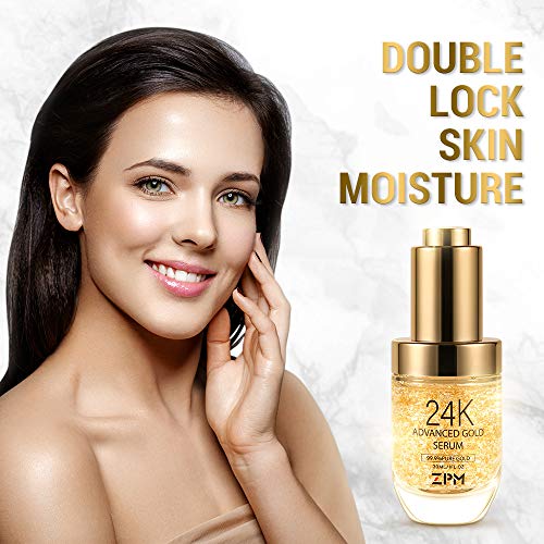 24K Gold Anti-Aging Face Serum with Vitamin C