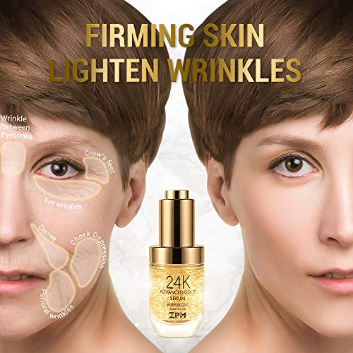 24K Gold Anti-Aging Face Serum with Vitamin C