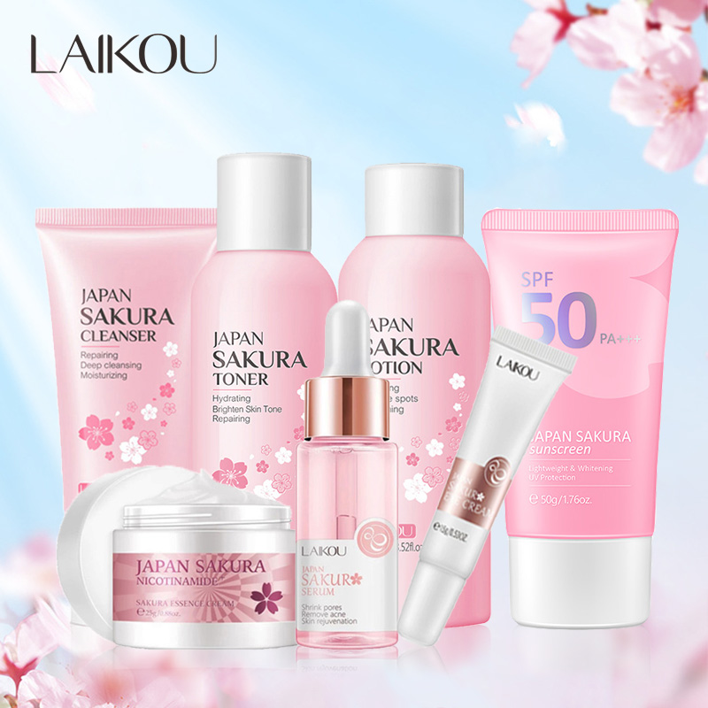 Sakura 7-Piece Anti-Aging Skin Care Set