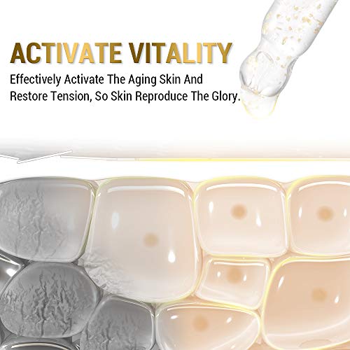 24K Gold Anti-Aging Face Serum with Vitamin C