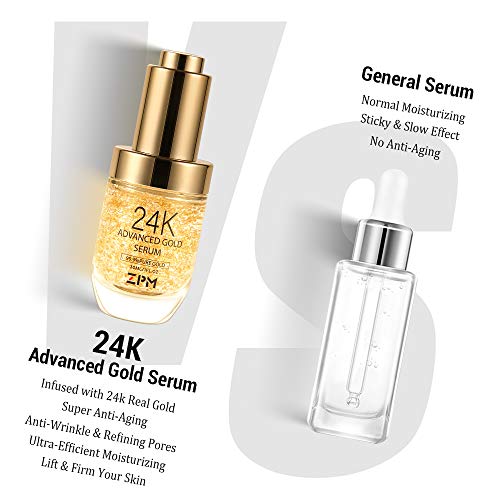 24K Gold Anti-Aging Face Serum with Vitamin C