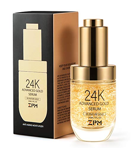 24K Gold Anti-Aging Face Serum with Vitamin C