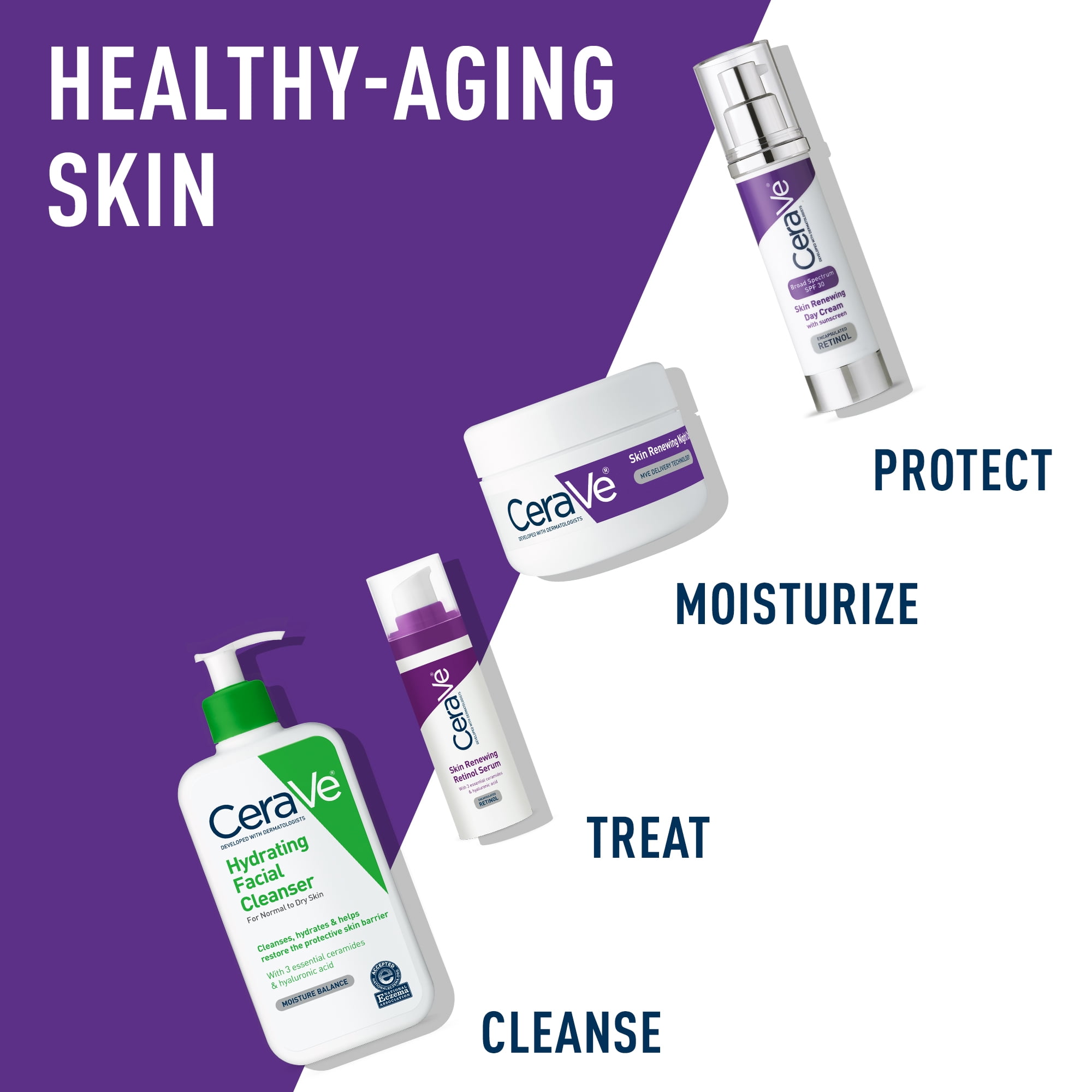 CeraVe Hydrating Facial Cleanser for Dry Skin