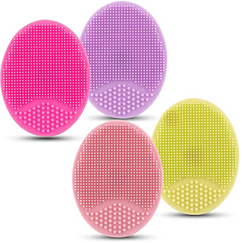 Mini Silicone Facial Scrubber and Cleansing Brush Set