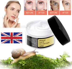 Snail Face Cream with Hyaluronic Acid for Anti-Aging
