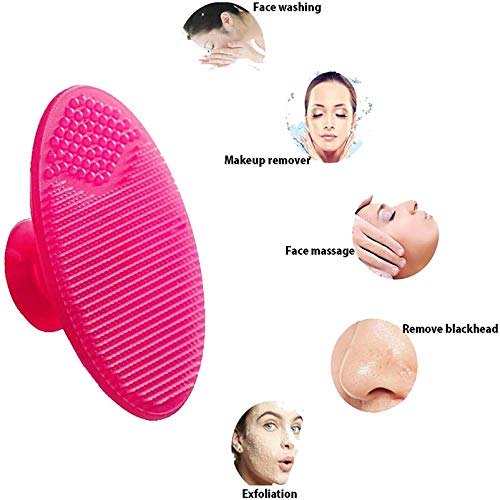 Mini Silicone Facial Scrubber and Cleansing Brush Set
