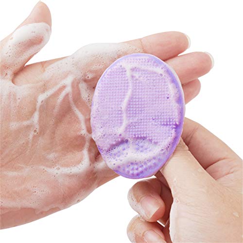 Mini Silicone Facial Scrubber and Cleansing Brush Set