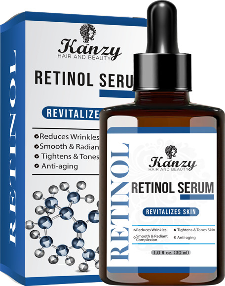 Top Retinol Face Serum with Vitamin C & Hyaluronic Acid