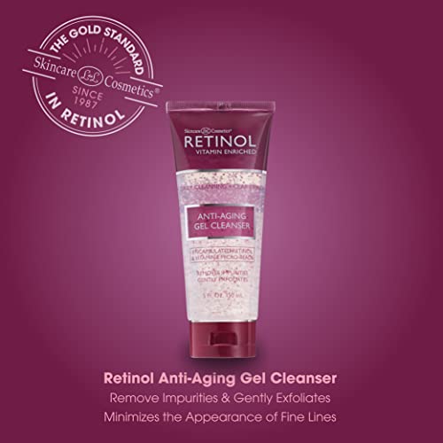 Retinol Anti-Aging Gel Cleanser with Makeup Removers