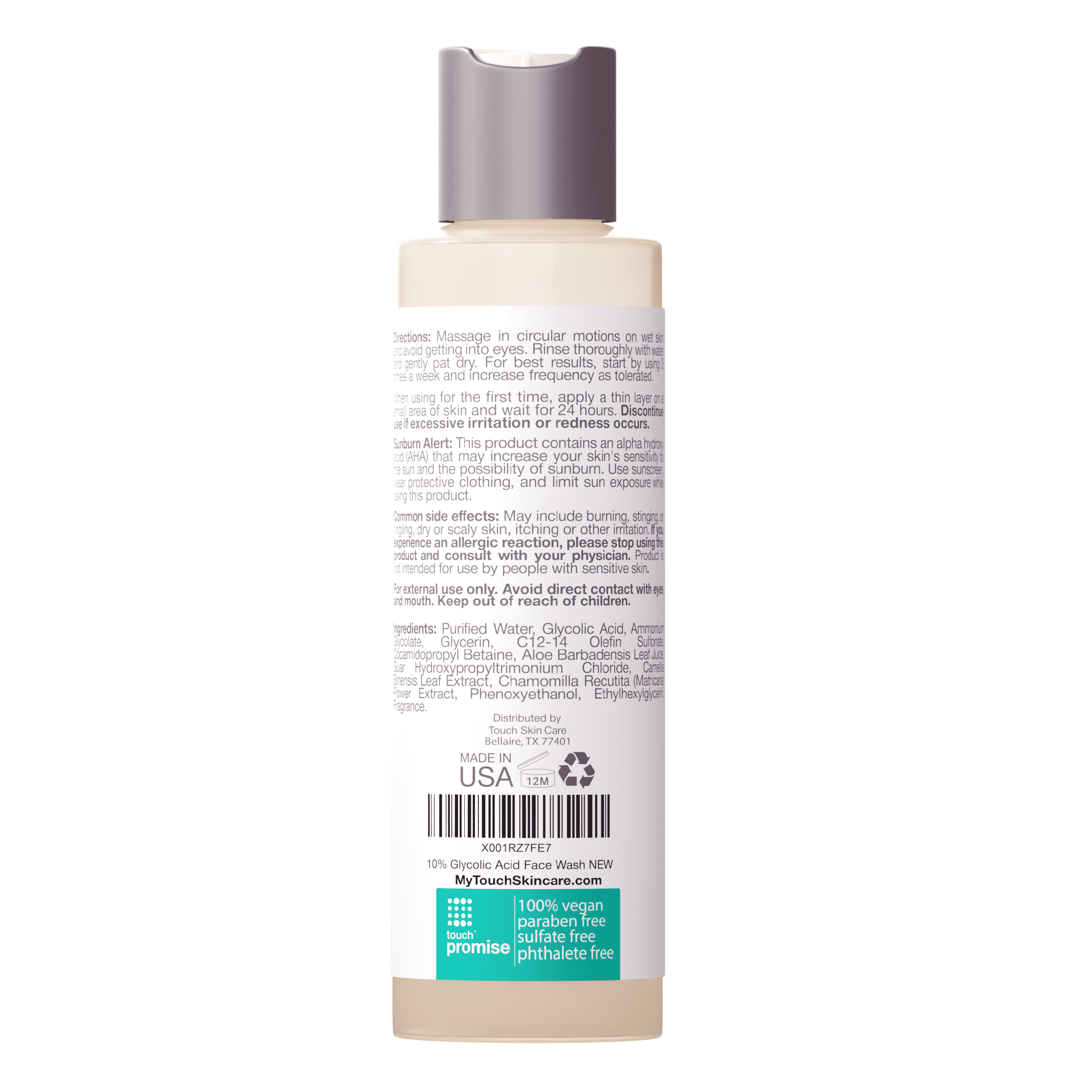 Glycolic Acid Face Wash for Youthful Skin