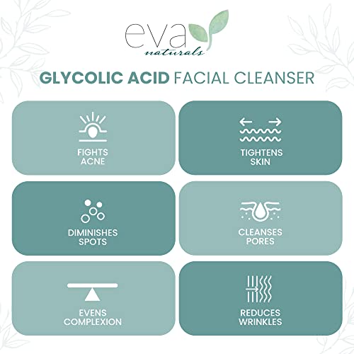 Eva Naturals Glycolic Acid Anti-Aging Cleanser 180 ml