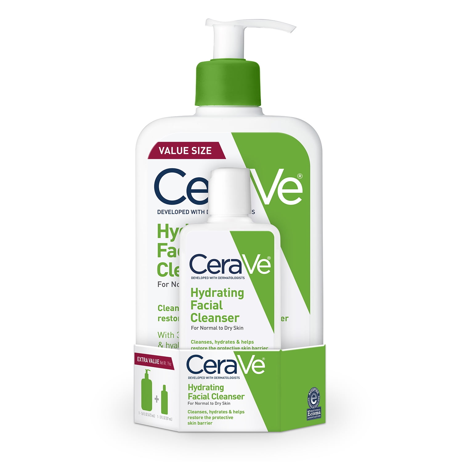 CeraVe Hydrating Face Wash Value Pack