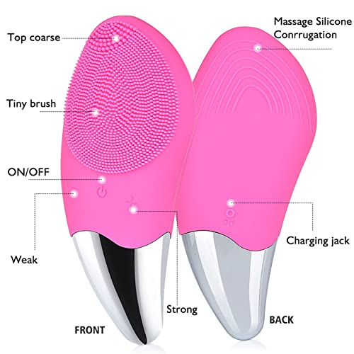SONGQEE Rechargeable Silicone Facial Cleansing Brush
