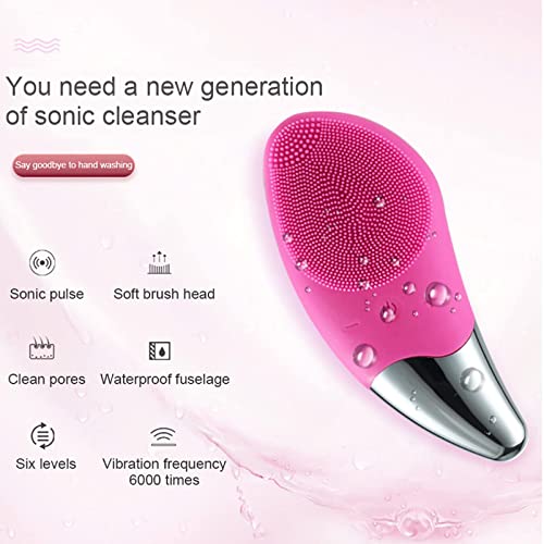 SONGQEE Rechargeable Silicone Facial Cleansing Brush