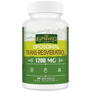 1200mg Liposomal Trans-Resveratrol Antioxidant Softgels