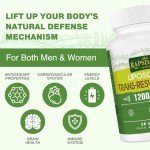 1200mg Liposomal Trans-Resveratrol Antioxidant Softgels