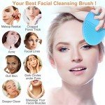 Silicone Ultrasonic Facial Cleansing Brush and Massager
