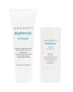 Vasanti Brightening Scrub & Moisturizer Set