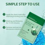 Set of 10 Hydrating Collagen Facial Masks