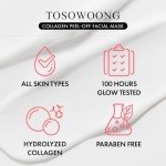 TOSOWOONG Real Collagen Peel-Off Mask for Glow