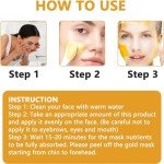 Gold Peel Off Face Mask for Youthful Skin