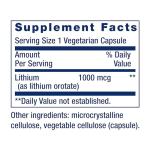 Life Extension Lithium 1000 Mcg Veg Capsules