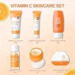 Vitamin C Skincare Set for Brightening and Anti-Aging