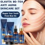 Olavita Anti-Aging Skin Care Set: Serum, Cream, Cleanser
