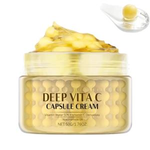 Vitamin C Golden Capsule Face Moisturizer for Aging Skin