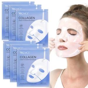 6-Pack Bio Collagen Hydrating Face Masks