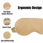 Copper Eye Mask for Rejuvenating Skin and Reducing Puffiness