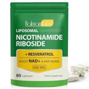 NAD+ & Resveratrol Supplement for Energy & Focus