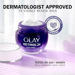 Olay Retinol 24 Night Cream, Anti-Aging Moisturizer