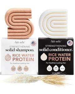 Kitsch Rice Water Shampoo & Conditioner Bar Set