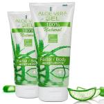 Natural Aloe Vera Gel for Anti-Aging and Repair