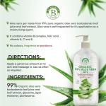 Pure Organic Aloe Vera Gel for Skin & Hair