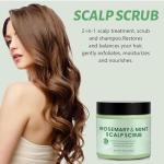 Rosemary Scalp Scrub for Dandruff and Oily Hair