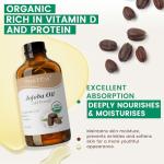 Organic Cold-Pressed Jojoba Oil for Skin & Hair