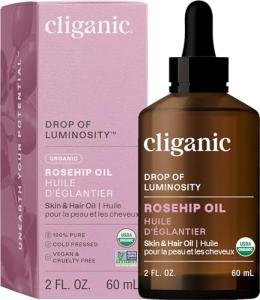 Cliganic Organic Pure Rosehip Seed Oil