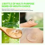 Organic Aloe Vera Gel for Skin Soothing