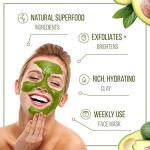 Avocado Clay Mask for Brightening and Exfoliating